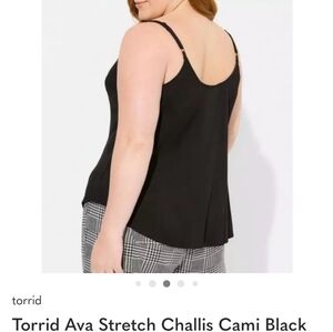 Torrid Black Ava NWT V-Neck Cami Top 1